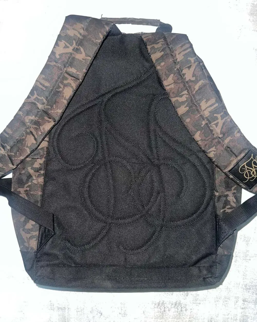 SikSilk Camo Print Unisex Everyday Backpack with Black Logo Detail